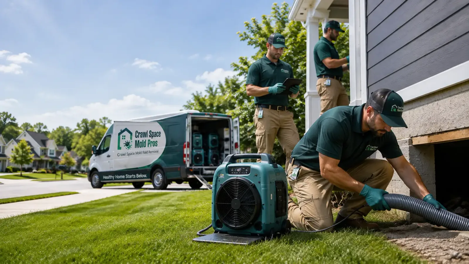 Crawl Space Mold Removal in Emily, MN